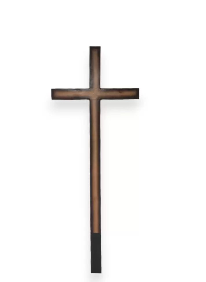Фотография Крест сосна католический темный С14